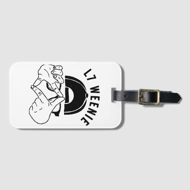 L7 Weenie Luggage Tag (Front Horizontal)