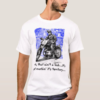 l940s Flat tracker!  Nah, that ain't a leak... T-Shirt