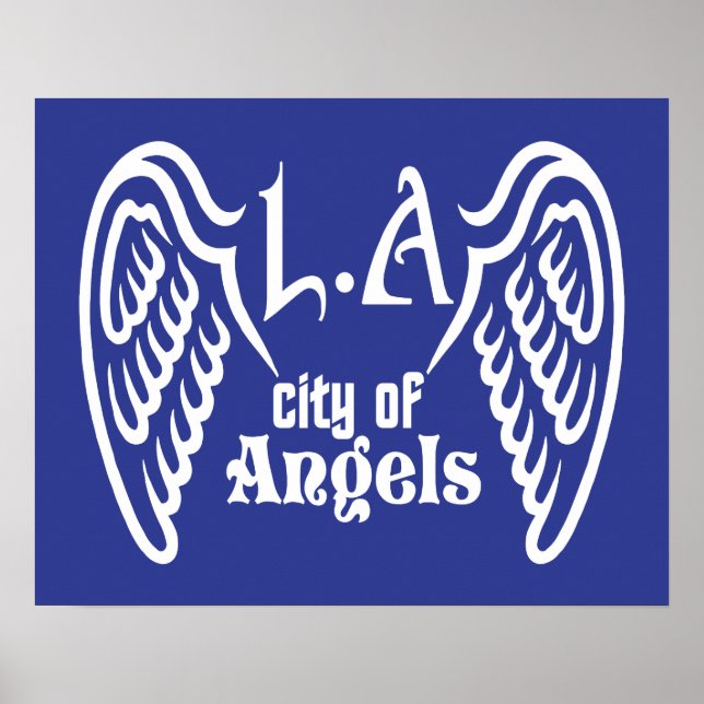 L.A. Wings custom color poster (Front)