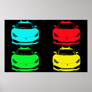 ~L ambo Pop Art~ CUSTOMIZE IT! Poster