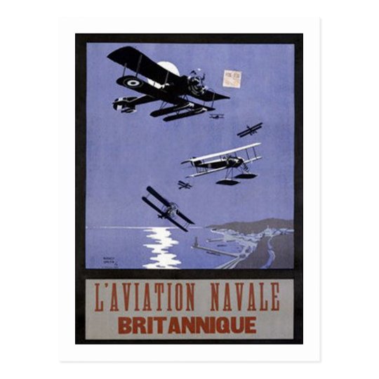 L' Aviation Navale Britannique Postcard