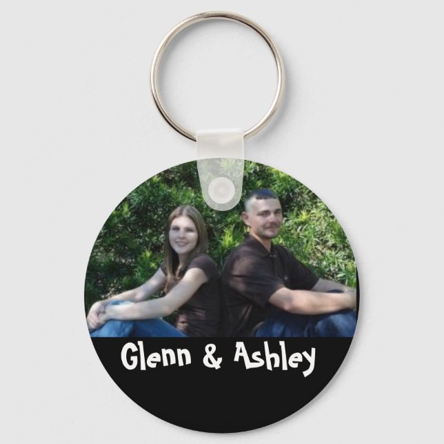 l_ca0a8e0daa624811ab932d75c852081f, Glenn & Ashley Keychain (Front)