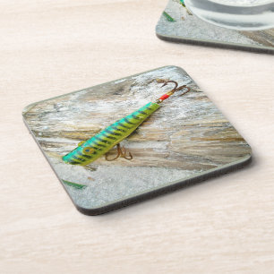 L Cooper Goo Goo Eyes Antique Fishing Lure Coaster