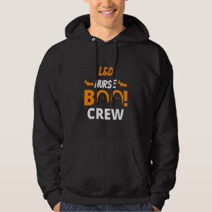 L&d Nurse Boo Crew Nurse Ghost Costume  Halloween Hoodie