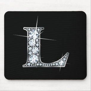 L "Diamond Bling" Print Mousepad