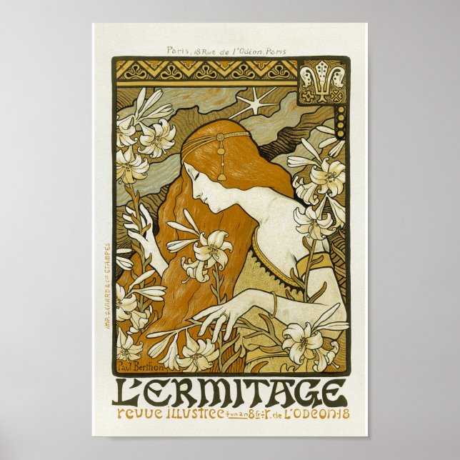 L' Ermitage Vintage French Advertising Poster (Front)