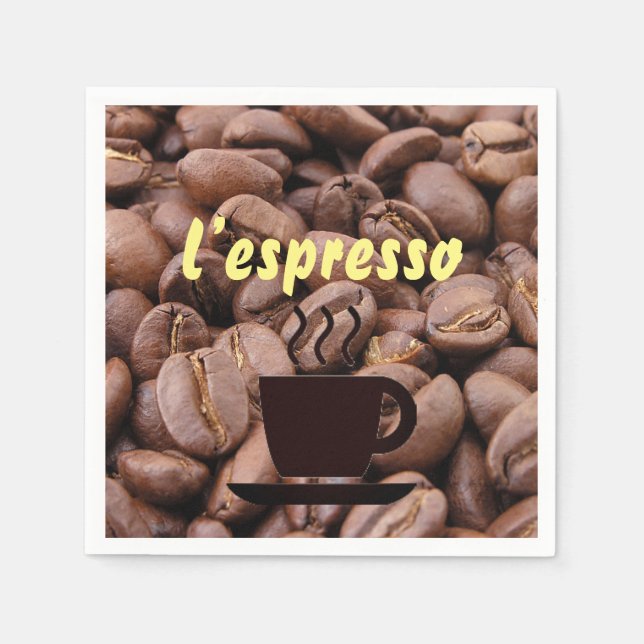 l’espresso Napkins (Front)