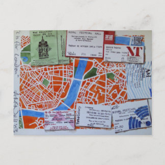 L est pour la carte postale Londres