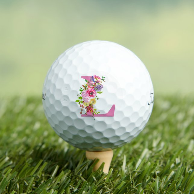 L Floral Golf Balls (Insitu Tee)