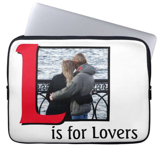 L for Lovers Laptop Sleeve (Front)