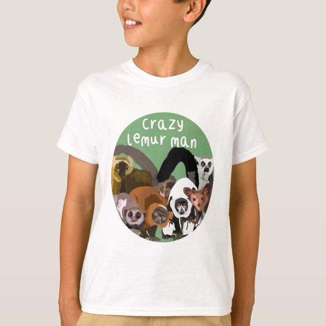 L is for Lemur Man T-Shirt (Front)