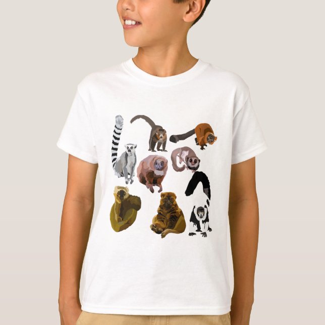 L is for Lemur T-Shirt (Front)