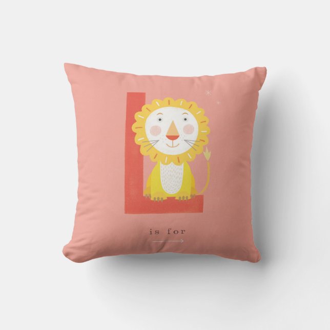 L is for... throw pillow (Front)