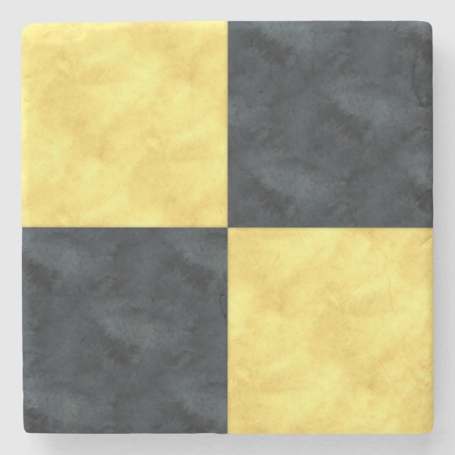 L Lima Watercolor Nautical Signal Maritime Flag Stone Coaster (Front)