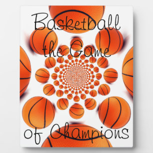 l Love Basketball the Game of Champions Plaque