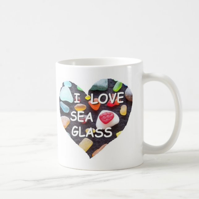 l LOVE SEA GLASS Coffee Mug (Right)