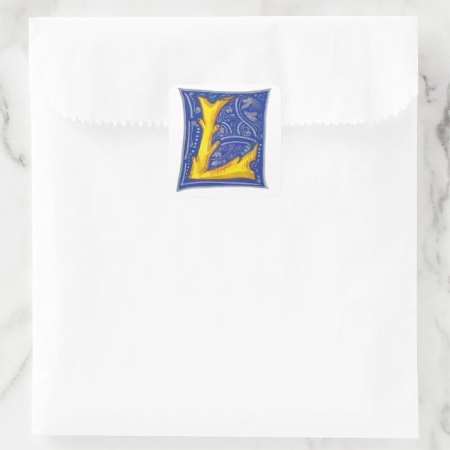 L - MINIATURE SQUARE STICKER (Bag)
