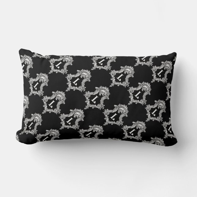 L Monogram Initial Pillow (Front)