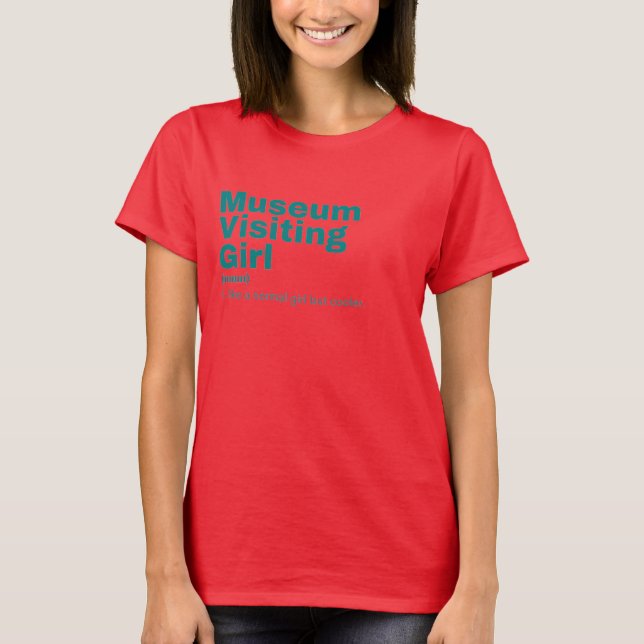 l - Museum Visiting T-Shirt (Front)