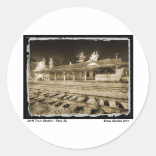 L&N Passenger Depot Classic Round Sticker