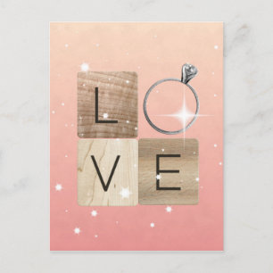 L-o-v-e Tiles Postcard