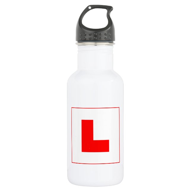 L-Plate Learner Driver / Bachelorette Hen Night 532 Ml Water Bottle (Front)