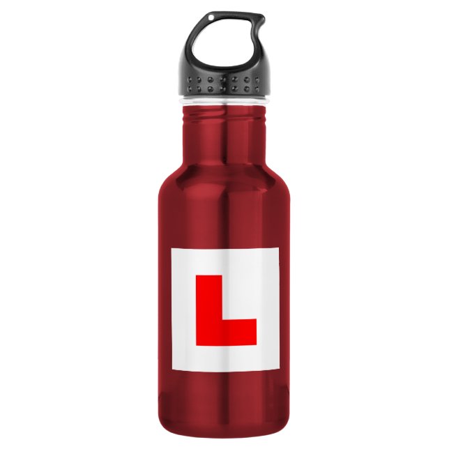 L-Plate Learner Driver / Bachelorette Hen Night 532 Ml Water Bottle (Front)
