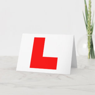 L-Plate Learner Driver / Bachelorette Hen Night Card