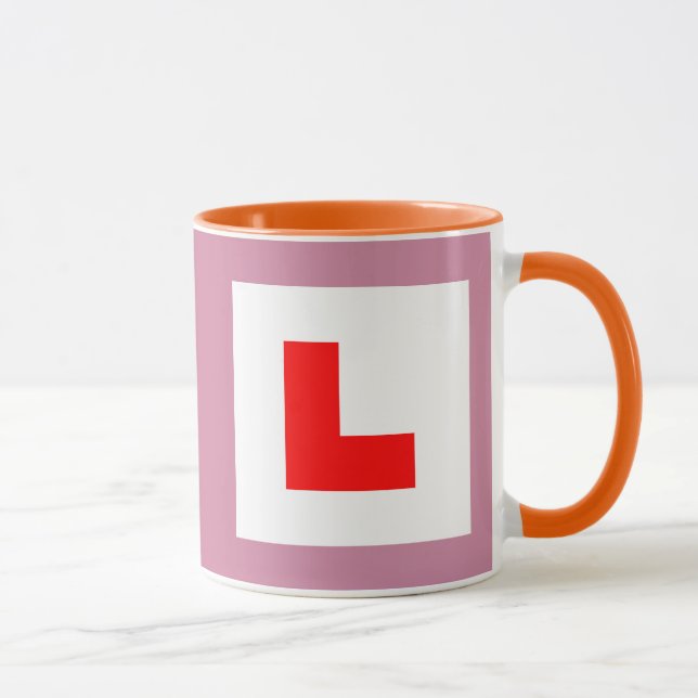 L-Plate Learner Driver / Bachelorette Hen Night Mug (Right)