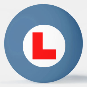 L-Plate Learner Driver / Bachelorette Hen Night Ping Pong Ball