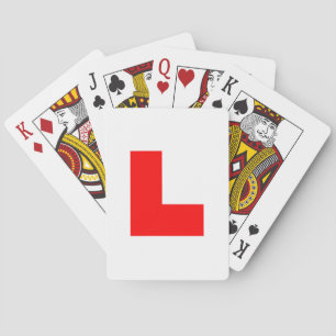 L-Plate Learner Driver / Bachelorette Hen Night Playing Cards