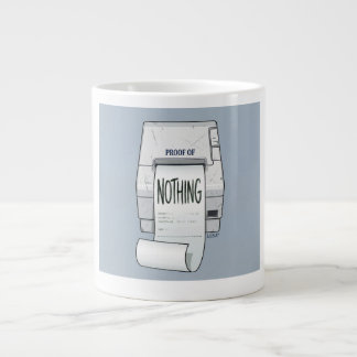 L.U.S.A - Proof of Nothing - Funny Receipt Printer Large Coffee Mug