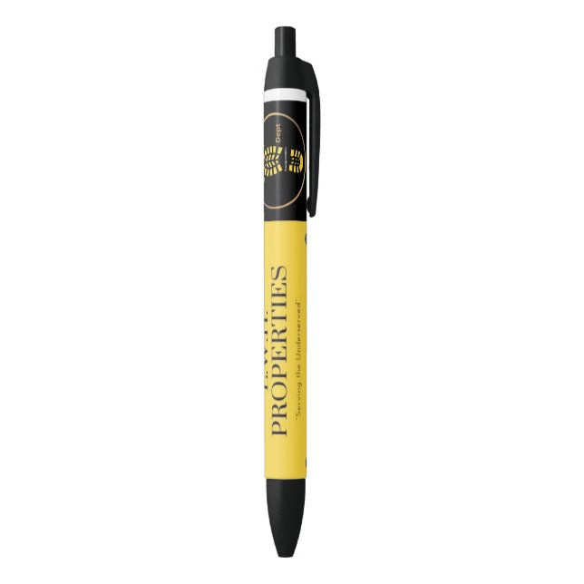L.W.H. Properties, LLC. Transportation Black Ink Pen (Bottom (Vertical))