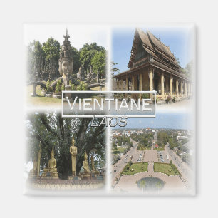 LA0016 Asia, Laos, Vientiane, fridge Magnet