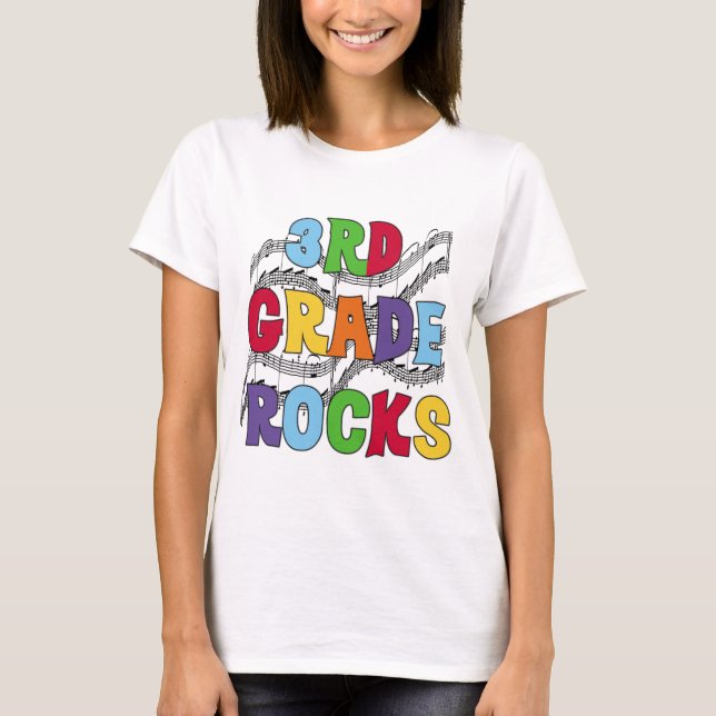 La 3ème catégorie multicolore bascule des T-shirts (Devant)