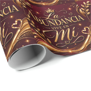 La abundancia vive en mi wrapping Paper Salmo 23