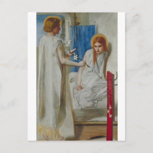 La Annonciation par Gabriel Rossetti Carte postale