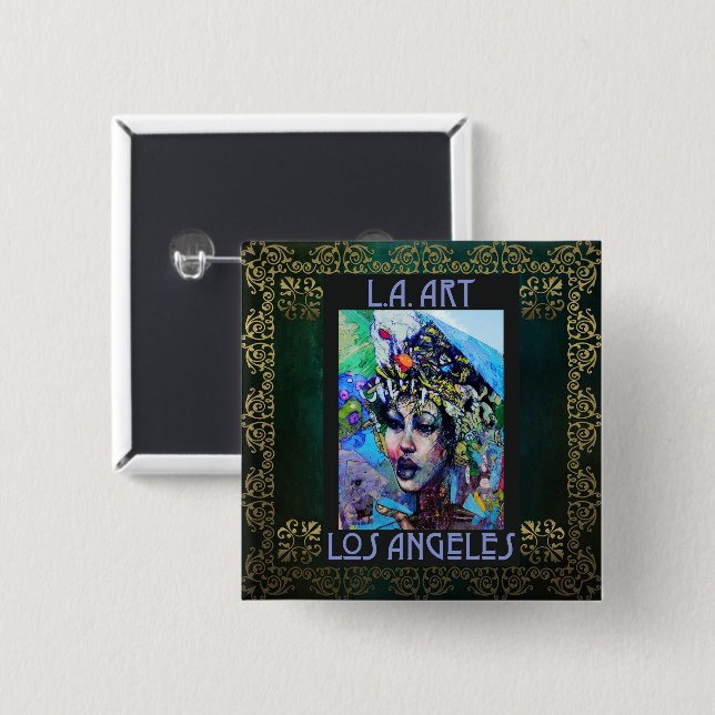 LA Art Button (Front & Back)