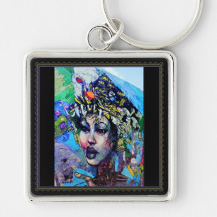 LA Art Keychain