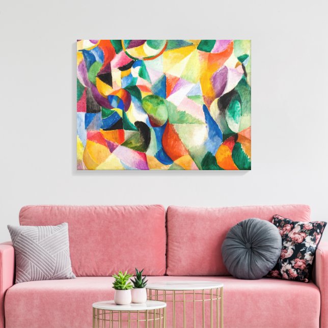 La Bal Bullier | Sonia Delaunay | Canvas Print (Insitu(LivingRoom))
