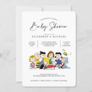 La Bande d'arachides - Invitation Baby shower