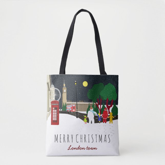 La Bande de Noël dans le Sac fourre-tout londonien (Devant)