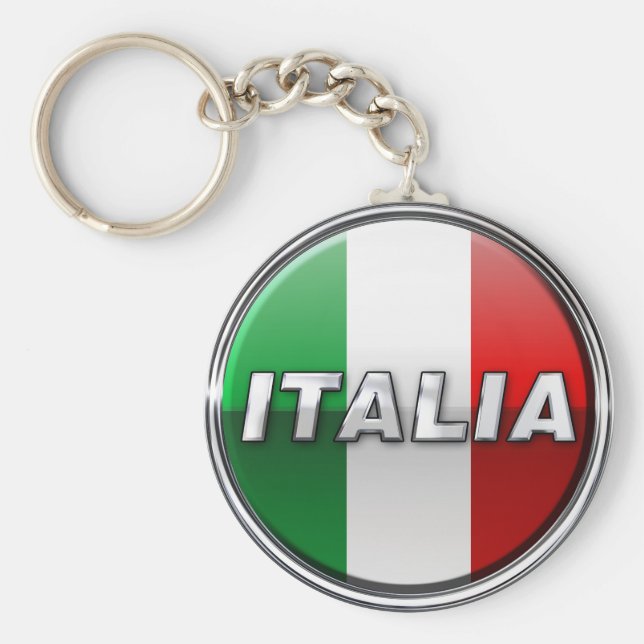 La Bandiera - The Italian Flag Keychain (Front)