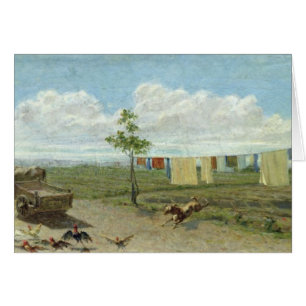 La basse cour (huile sur la toile)
