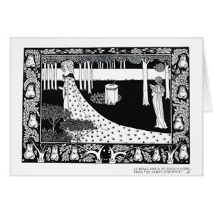 La Beale Isoud at Joyous Gard, illustration from '