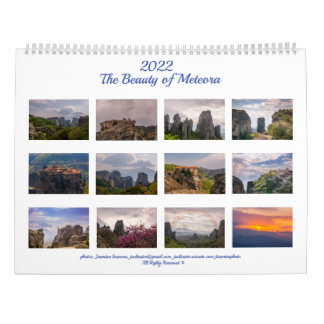 La beauté de Meteora - Grand Calendrier