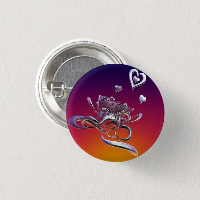 La beauté des coeurs Badge (Devant & derrière)