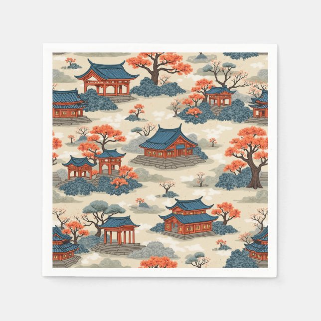 La beauté des serviettes en papier des palais coré (Devant)