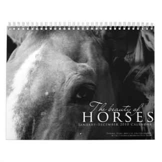 La beauté du calendrier de chevaux