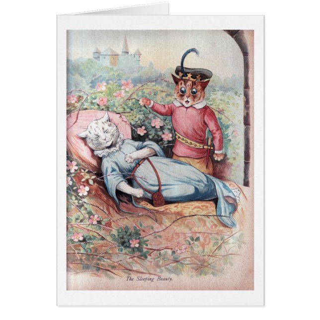 La beauté du sommeil, Louis Wain (Devant)